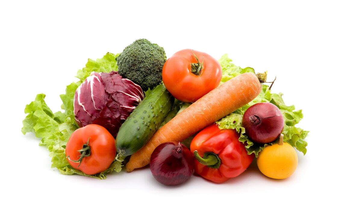 Vegetables for weight loss by 7 kilograms per week