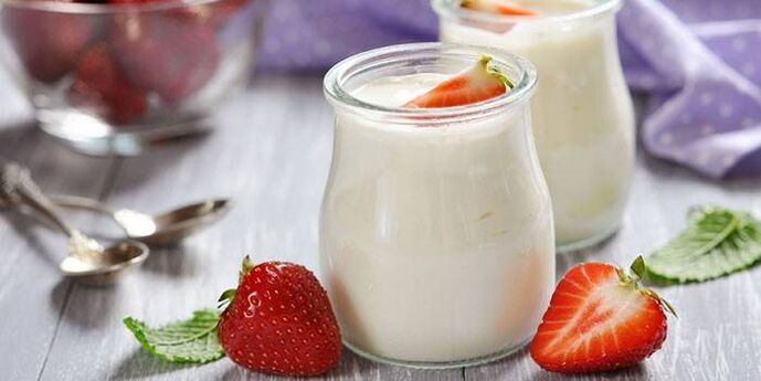 Strawberry yogurt for weight loss