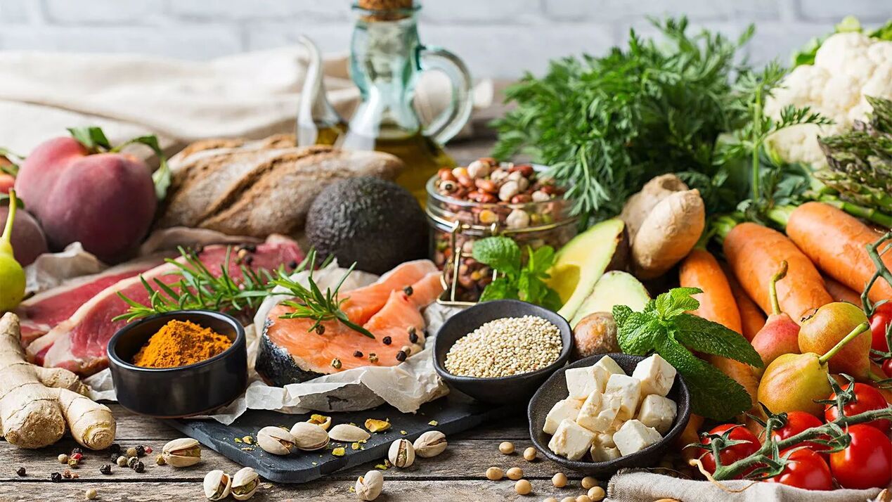 Mediterranean diet healthy foods
