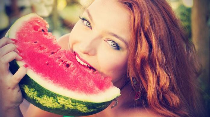 How to lose weight with watermelon