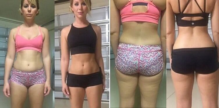 Before and after photos of following the keto diet